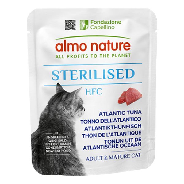 Almo Nature Cat Hydration Help Sterilizzato Tonno dell Atlantico 50gr