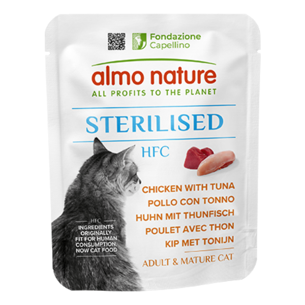 Almo Nature Cat Hydration Help Sterilizzato Tonno 50gr