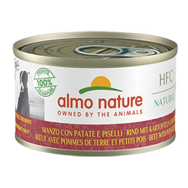 Almo Nature Dog Natural Manzo con Patate e Piselli 95gr