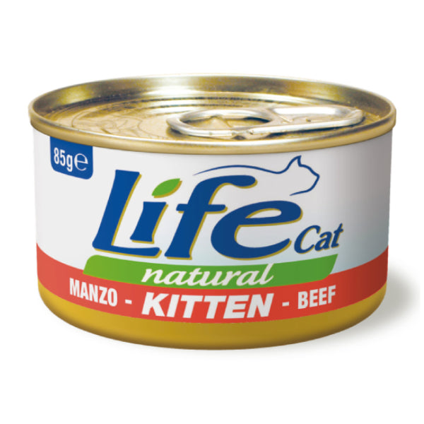 LifeCat Kitten Manzo 85gr