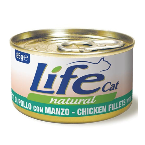 LifeCat Pollo con Manzo 85gr