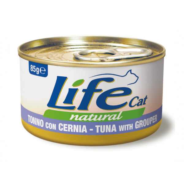 LifeCat Tonno con Cernia 85gr