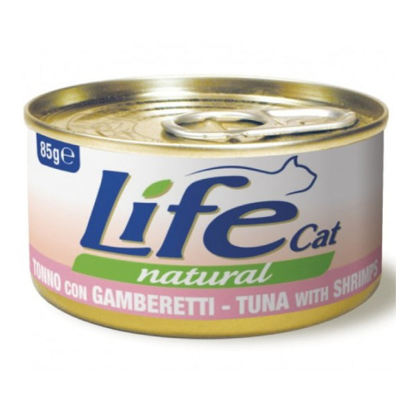 LifeCat Tonno con Gamberetti 85gr