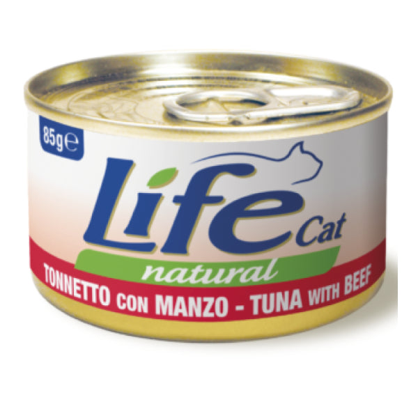 LifeCat Tonno con Manzo 85gr