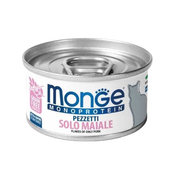Monge Cat Monoproteico Sfilaccetti Maiale 80gr