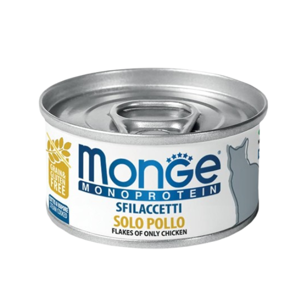 Monge Cat Monoproteico Sfilacetti Pollo 80gr