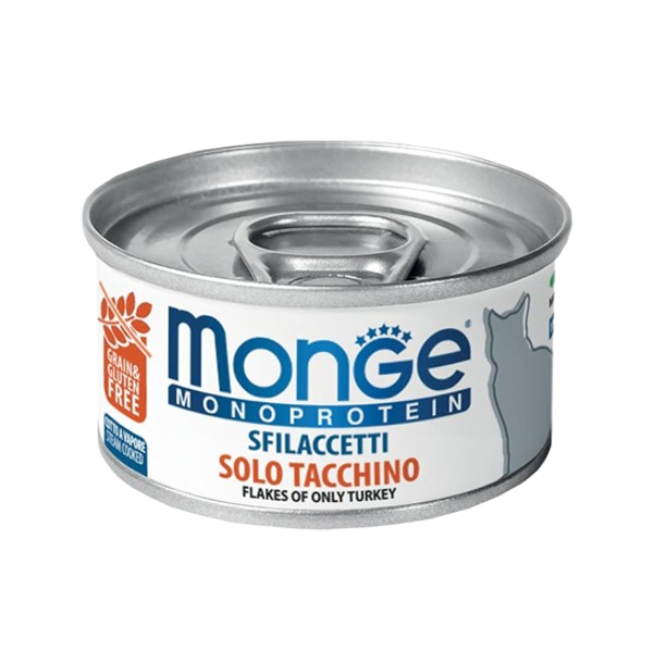 Monge Cat Monoproteico Sfilacetti Tacchino 80gr