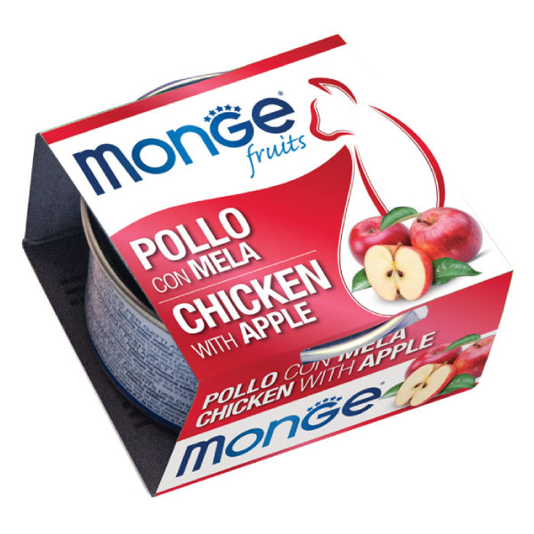 Monge Cat Natural Pollo con Mela 80gr