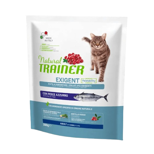 Natural Trainer Cat Exigent Pesce Azzurro 300gr