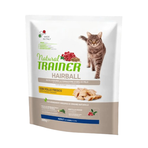 Natural Trainer Cat Hairball Pollo Fresco 300gr
