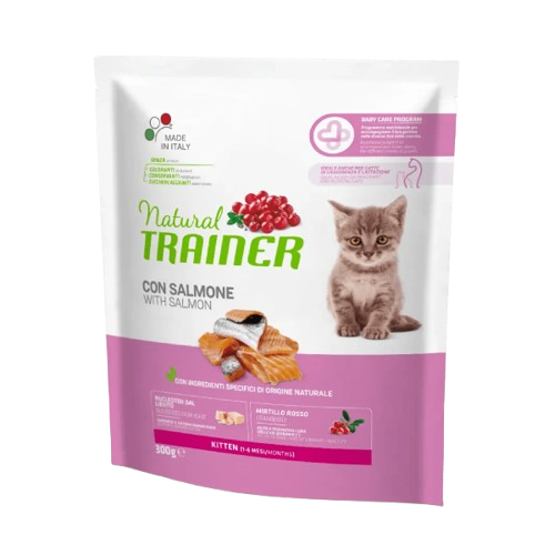 Natural Trainer Cat Kitten Salmone 300gr