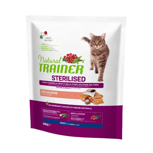 Natural Trainer Cat Sterilizzato Salmone 300gr