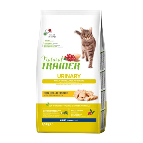 Natural Trainer Cat Urinary Pollo Fresco 1,5kg