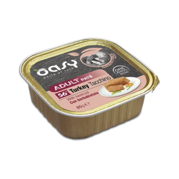 Oasy Cat Grain Free Tacchino con Barbabietola 85gr