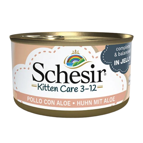 Schesir Cat Natural Kitten Pollo e Aloe 85gr