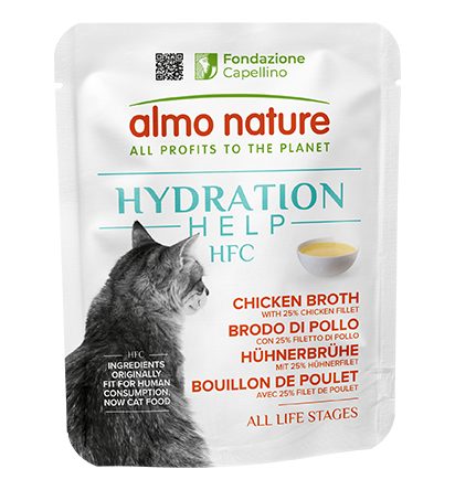 Almo Nature Cat Hydration Help Brodo di Pollo 50gr