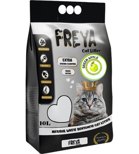 Lettiera Freya Naturale Agglomerante Mela Verde 10lt