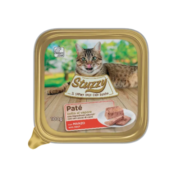 Stuzzy Cat Manzo 100gr