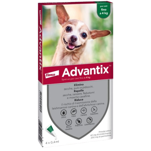 Advantix Spot-On Cane 0-4kg