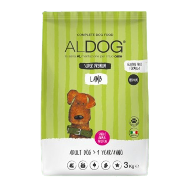 AlDog Medium Agnello 3kg