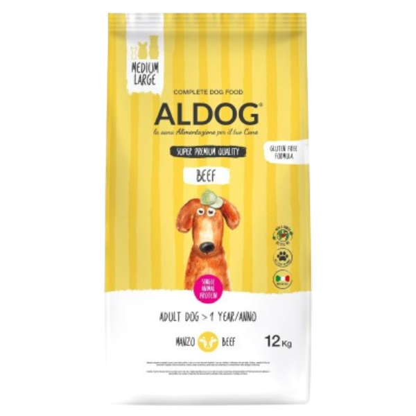 AlDog Medium Manzo 12kg