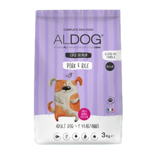 AlDog Medium Maiale 3kg