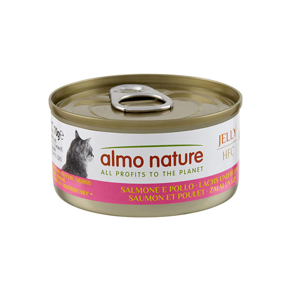 Almo Nature Cat HFC Natural Salmone con Pollo 70gr