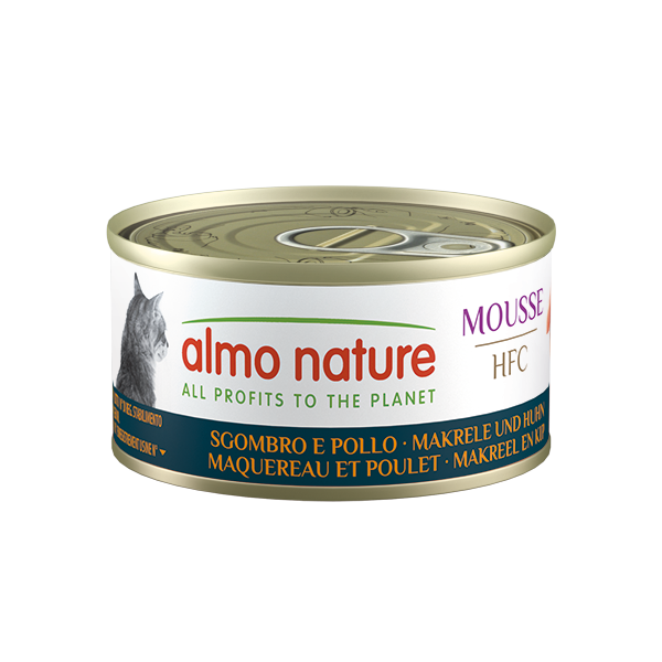 Almo Nature Cat HFC Mousse Sgombro con Pollo 70gr