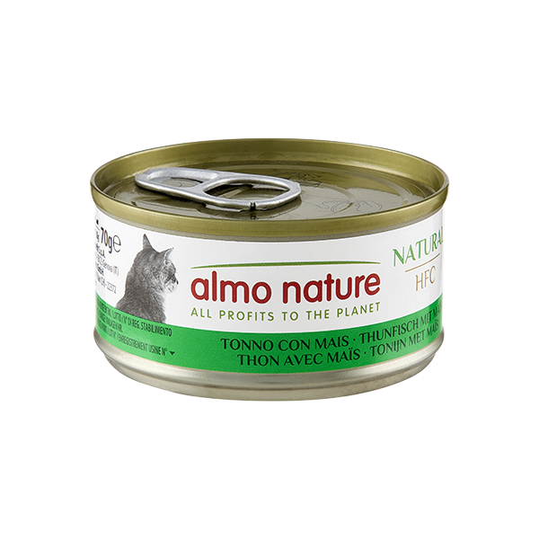 Almo Nature Cat HFC Natural Tonno con Mais 70gr