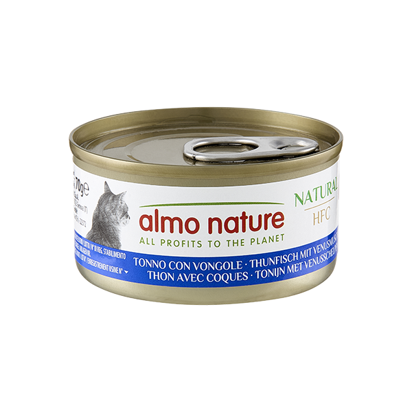 Almo Nature Cat HFC Natural Tonno con Vongole 70gr