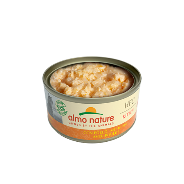 Almo Nature Cat HFC Natural Kitten Pollo 70gr