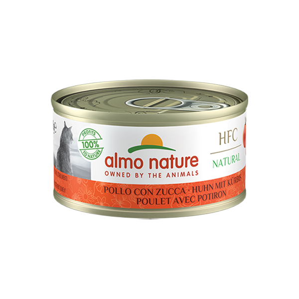 Almo Nature Cat HFC Natural Pollo con Zucca 70gr