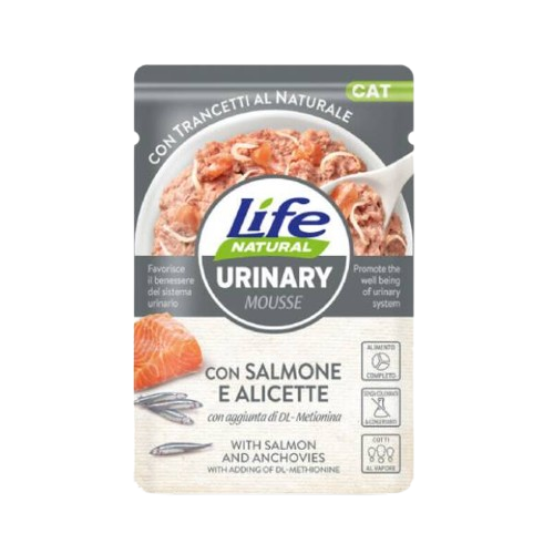LifeCat Function Mousse Urinary Salmone e Alicette 70gr