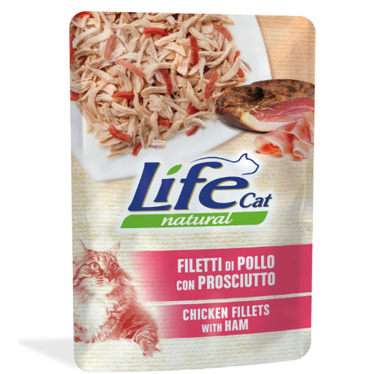 LIfeCat Filetto di Pollo con Prosciutto 70gr