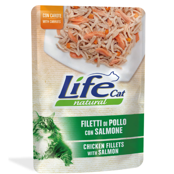 LIfeCat Pollo con Salmone 70gr