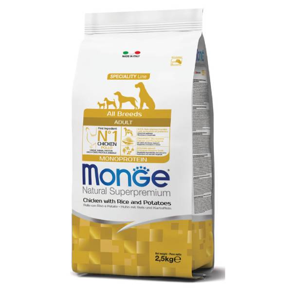 Monge Dog All Breeds Pollo 2,5kg