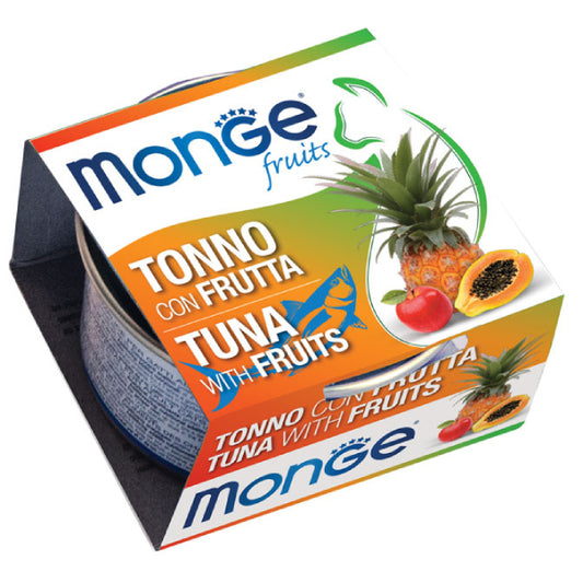 Monge Cat Natural Tonno con Frutta 80gr