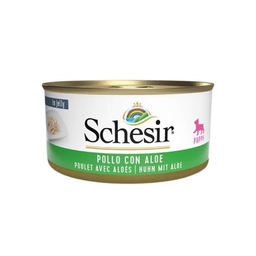 Schesir Dog Natural Puppy Pollo con Aloe 150gr