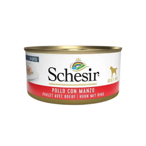 Schesir Dog Natural Pollo con Manzo 150gr