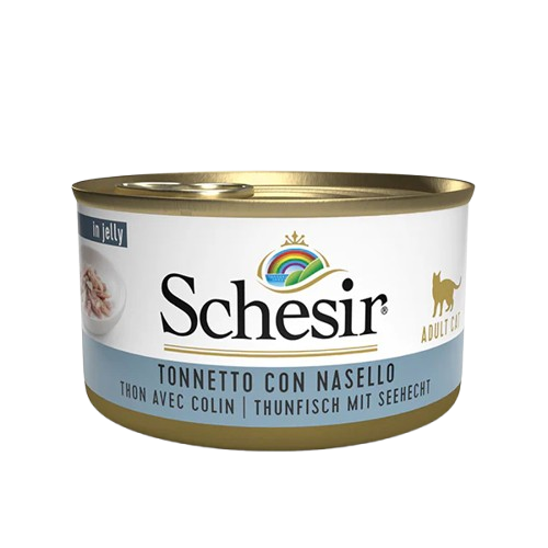 Schesir Cat Natural Tonno con Nasello 85gr