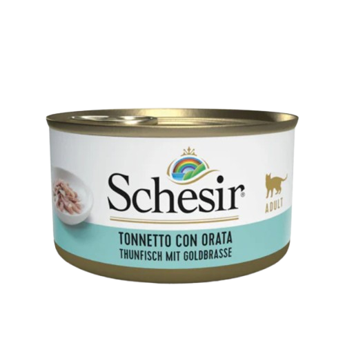 Schesir Cat Natural Tonno con Orata 85gr