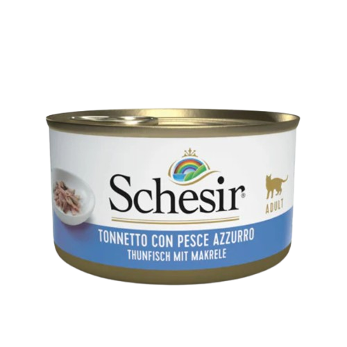 Schesir Cat Natural Tonno con Pesce Azzurro 85gr