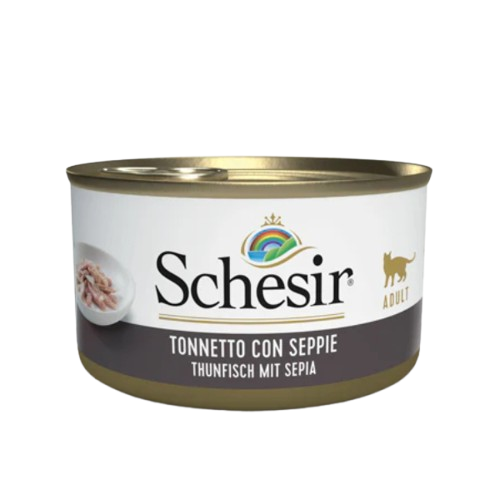 Schesir Cat Natural Tonno con Seppie 85gr