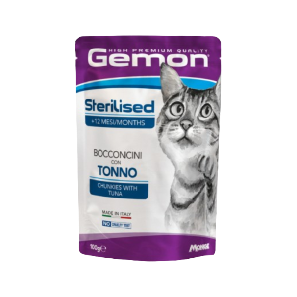 Gemon Cat Sterilizzato Tonno Orata 100gr